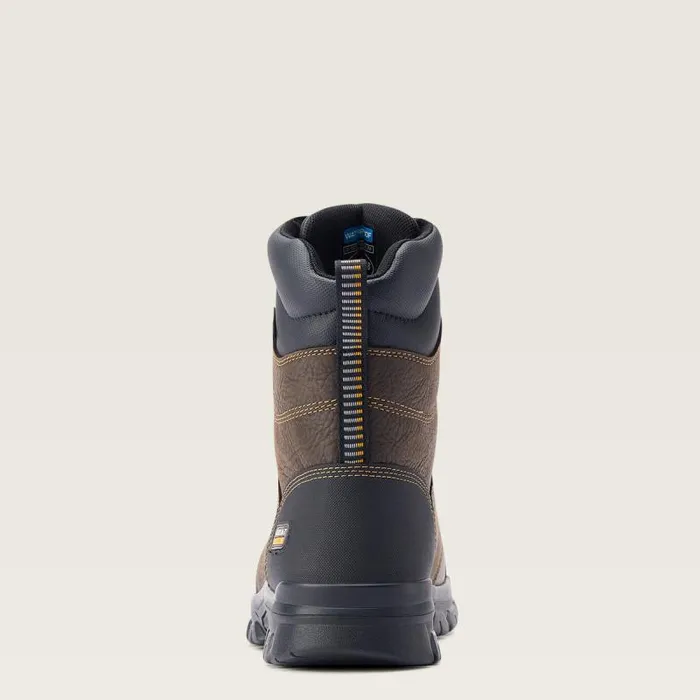Men Work Boots Ariat Treadfast 8034 Waterproof Work Boot Dark Brown Men Work Boots Ariat Treadfast 8034 Waterproof Work Boot Dark Brown