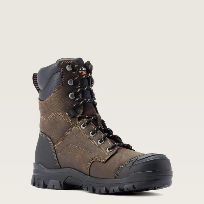 Men Work Boots Ariat Treadfast 8034 Waterproof Work Boot Dark Brown Men Work Boots Ariat Treadfast 8034 Waterproof Work Boot Dark Brown