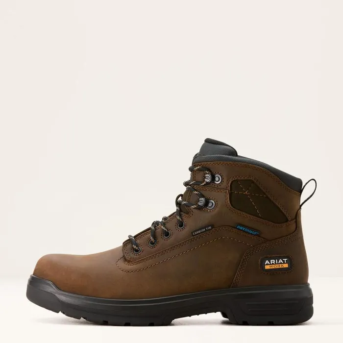 Men Work Boots Ariat Turbo 6034 CSA Waterproof Carbon Toe Work Boot Rich Brown Men Work Boots Ariat Turbo 6034 CSA Waterproof Carbon Toe Work Boot Rich Brown