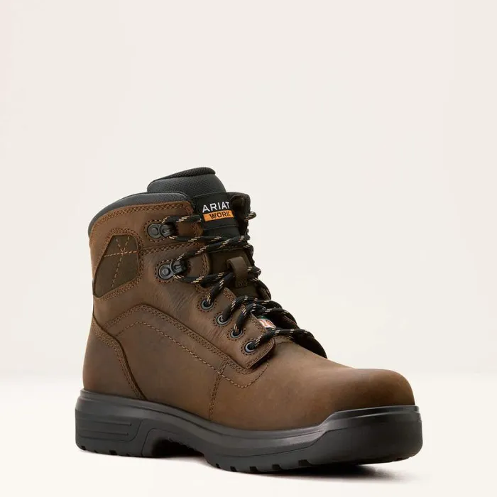 Men Work Boots Ariat Turbo 6034 CSA Waterproof Carbon Toe Work Boot Rich Brown Men Work Boots Ariat Turbo 6034 CSA Waterproof Carbon Toe Work Boot Rich Brown