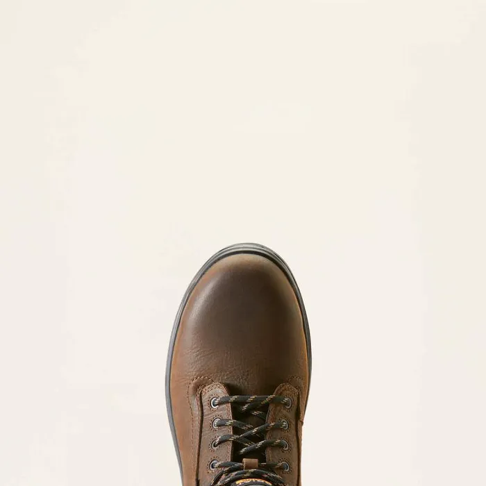 Men Work Boots Ariat Turbo 6034 Waterproof Carbon Toe Work Boot Rich Brown