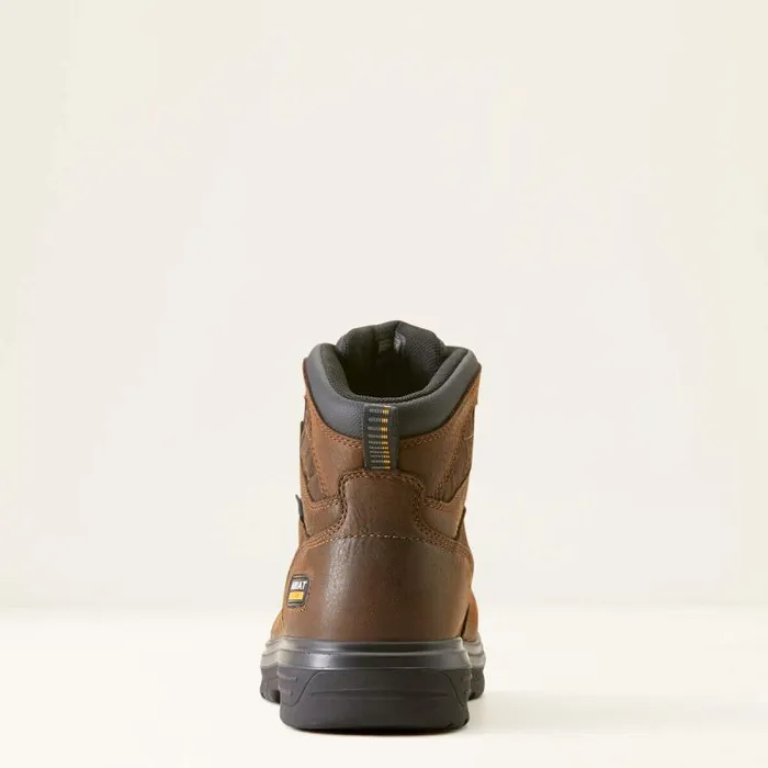 Men Work Boots Ariat Turbo 6034 Waterproof Carbon Toe Work Boot Rich Brown