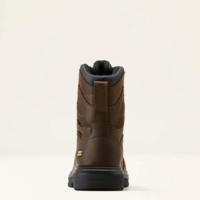 Men Work Boots Ariat Turbo 8034 Waterproof Carbon Toe Work Boot Rich Brown