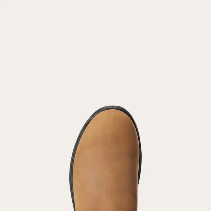 Men Work Boots Ariat Turbo Chelsea Waterproof Work Boot Aged Bark Men Work Boots Ariat Turbo Chelsea Waterproof Work Boot Aged Bark