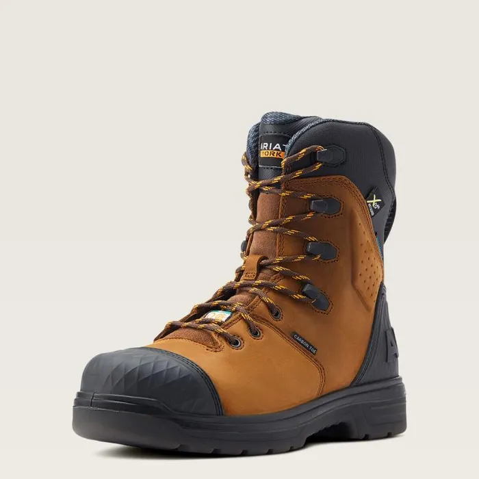 Men Work Boots Ariat Turbo Outlaw 8034 CSA MetGuard Waterproof Carbon Toe Work Boot Barley Brown Men Work Boots Ariat Turbo Outlaw 8034 CSA MetGuard Waterproof Carbon Toe Work Boot Barley Brown