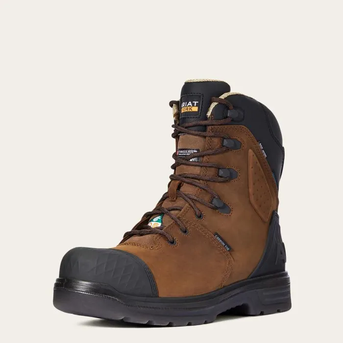 Men Work Boots Ariat Turbo Outlaw 8034 CSA Waterproof 400g Carbon Toe Work Boot Barley Brown Men Work Boots Ariat Turbo Outlaw 8034 CSA Waterproof 400g Carbon Toe Work Boot Barley Brown