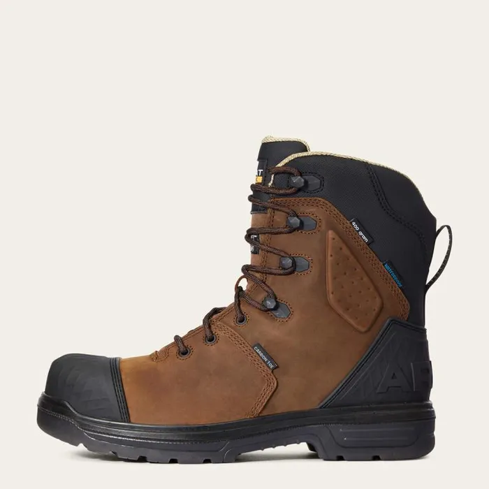 Men Work Boots Ariat Turbo Outlaw 8034 CSA Waterproof 400g Carbon Toe Work Boot Barley Brown Men Work Boots Ariat Turbo Outlaw 8034 CSA Waterproof 400g Carbon Toe Work Boot Barley Brown
