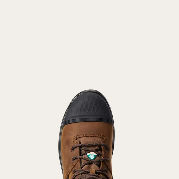 Men Work Boots Ariat Turbo Outlaw 8034 CSA Waterproof 400g Carbon Toe Work Boot Barley Brown Men Work Boots Ariat Turbo Outlaw 8034 CSA Waterproof 400g Carbon Toe Work Boot Barley Brown