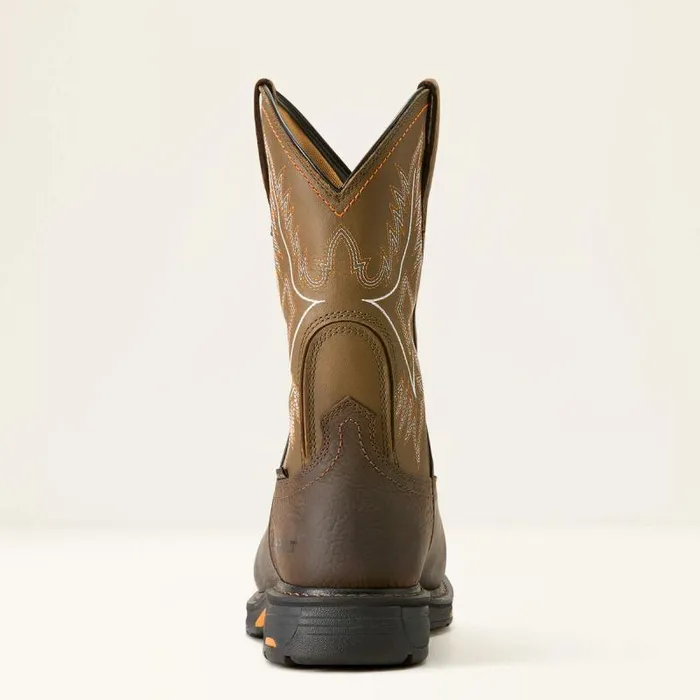 Men Work Boots Ariat WorkHog CSA Waterproof Insulated Composite Toe Work Boot Bruin Brown