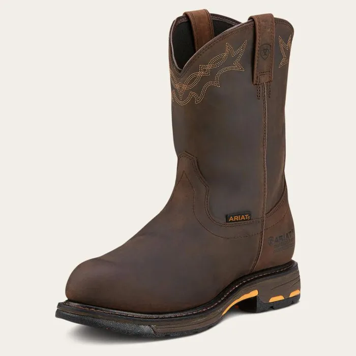 Men Work Boots Ariat WorkHog Waterproof Composite Toe Work Boot Oily Distressed Brown Men Work Boots Ariat WorkHog Waterproof Composite Toe Work Boot Oily Distressed Brown