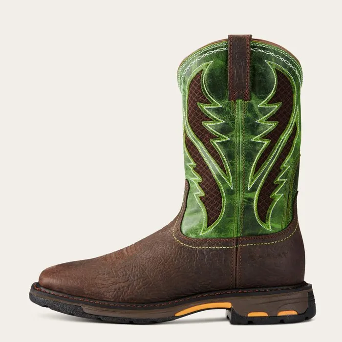 Men Work Boots Ariat WorkHog Wide Square Toe VentTEK Composite Toe Work Boot Bruin Brown Men Work Boots Ariat WorkHog Wide Square Toe VentTEK Composite Toe Work Boot Bruin Brown