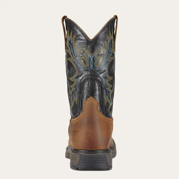 Men Work Boots Ariat WorkHog Wide Square Toe Waterproof Steel Toe Work Boot Aged Bark Men Work Boots Ariat WorkHog Wide Square Toe Waterproof Steel Toe Work Boot Aged Bark