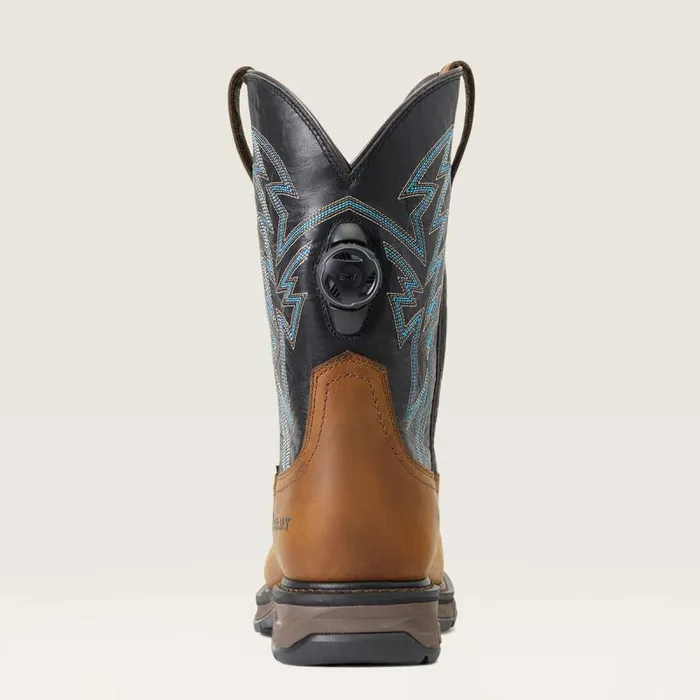 Men Work Boots Ariat WorkHog XT BOA Carbon Toe Work Boot Dark Earth Men Work Boots Ariat WorkHog XT BOA Carbon Toe Work Boot Dark Earth