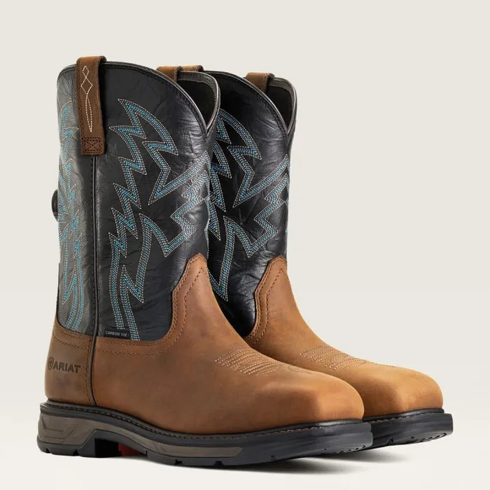 Men Work Boots Ariat WorkHog XT BOA Carbon Toe Work Boot Dark Earth Men Work Boots Ariat WorkHog XT BOA Carbon Toe Work Boot Dark Earth