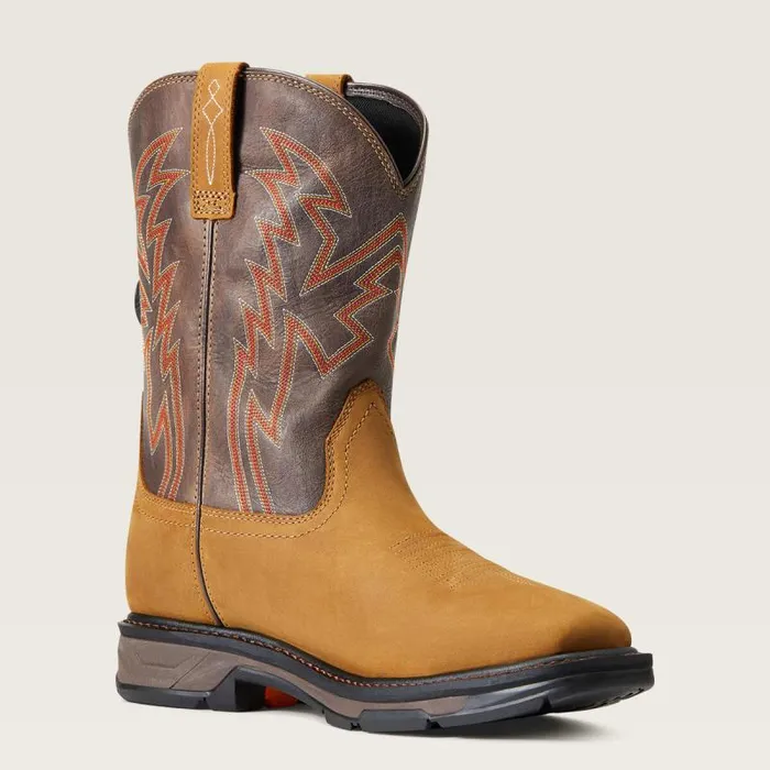 Men Work Boots Ariat WorkHog XT BOA Waterproof Work Boot Aged Bark Men Work Boots Ariat WorkHog XT BOA Waterproof Work Boot Aged Bark