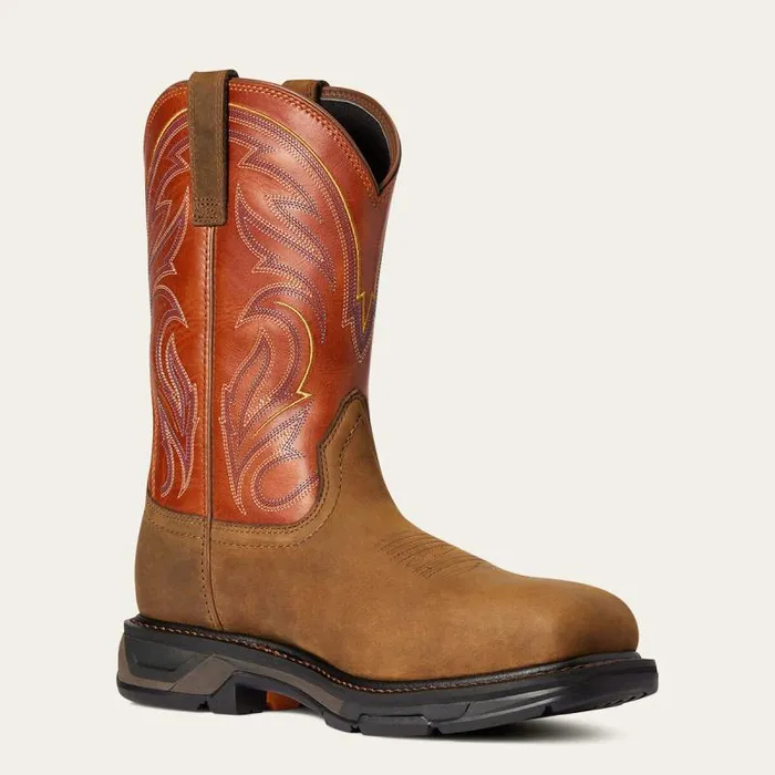 Men Work Boots Ariat WorkHog XT Cottonwood Carbon Toe Work Boot Dark Earth Men Work Boots Ariat WorkHog XT Cottonwood Carbon Toe Work Boot Dark Earth