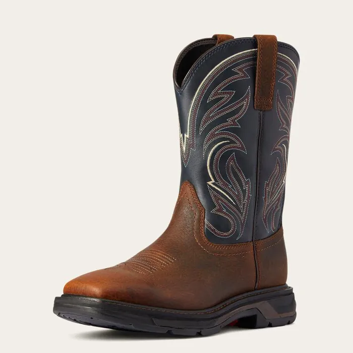 Men Work Boots Ariat WorkHog XT Cottonwood Work Boot Brown Oiled Rowdy