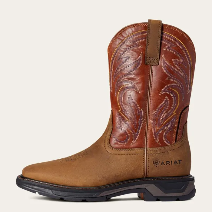 Men Work Boots Ariat WorkHog XT Cottonwood Work Boot Dark Earth Men Work Boots Ariat WorkHog XT Cottonwood Work Boot Dark Earth