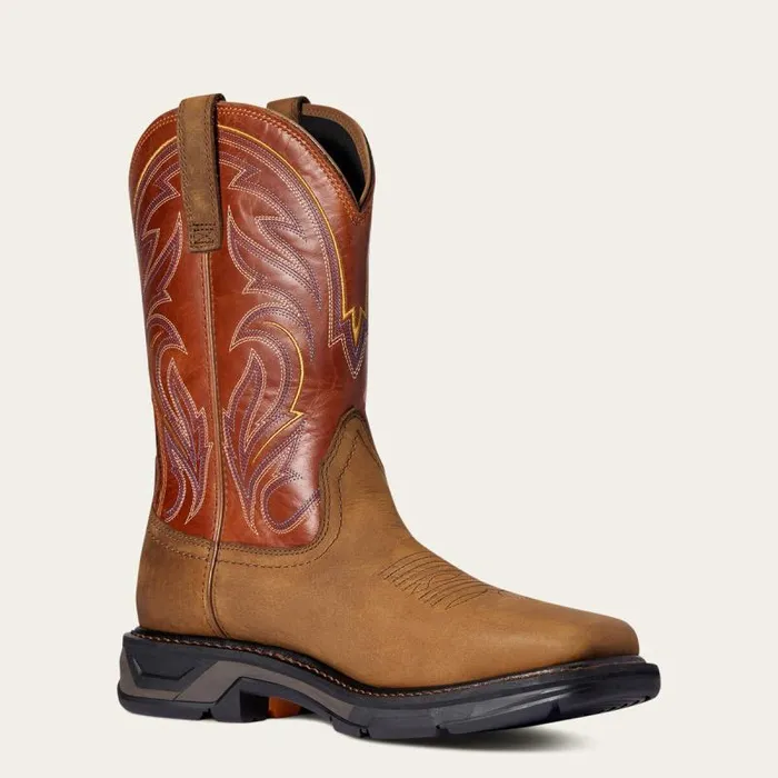 Men Work Boots Ariat WorkHog XT Cottonwood Work Boot Dark Earth Men Work Boots Ariat WorkHog XT Cottonwood Work Boot Dark Earth