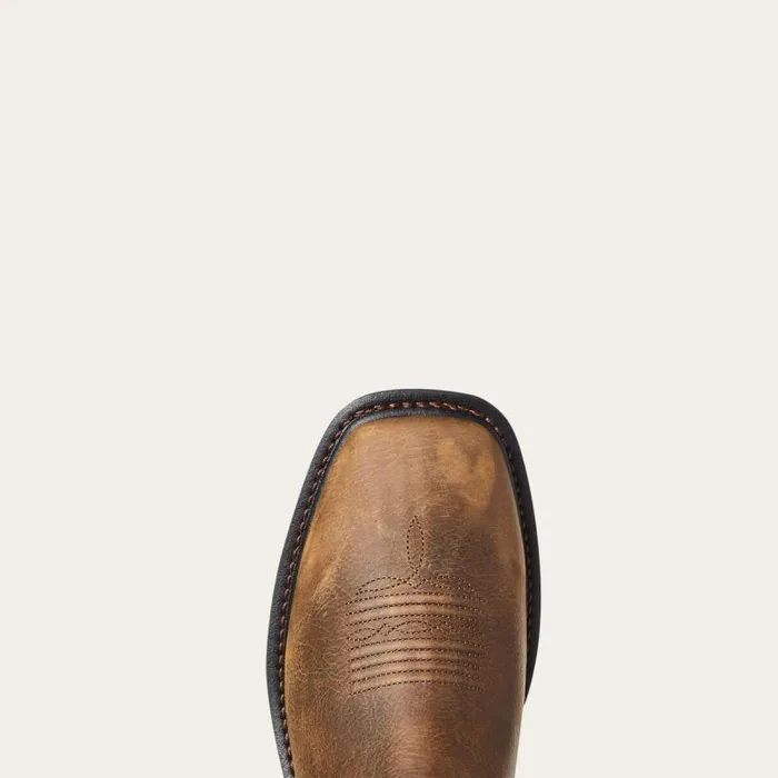 Men Work Boots Ariat WorkHog XT VentTEK Waterproof Work Boot Rye Brown