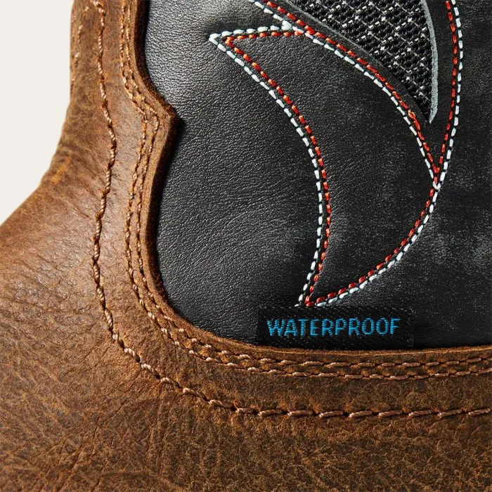 Men Work Boots Ariat WorkHog XT VentTEK Waterproof Work Boot Rye Brown