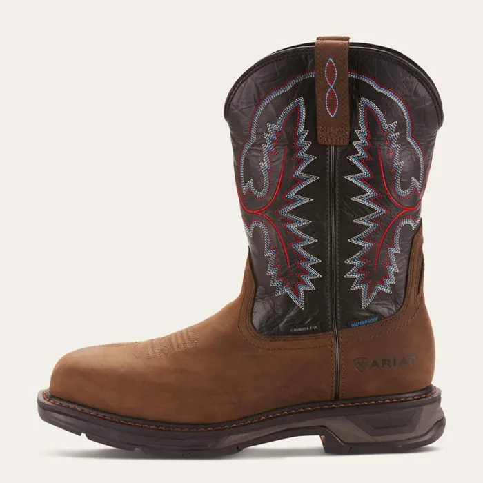 Men Work Boots Ariat WorkHog XT Waterproof Carbon Toe Work Boot Oily Distressed Brown Men Work Boots Ariat WorkHog XT Waterproof Carbon Toe Work Boot Oily Distressed Brown