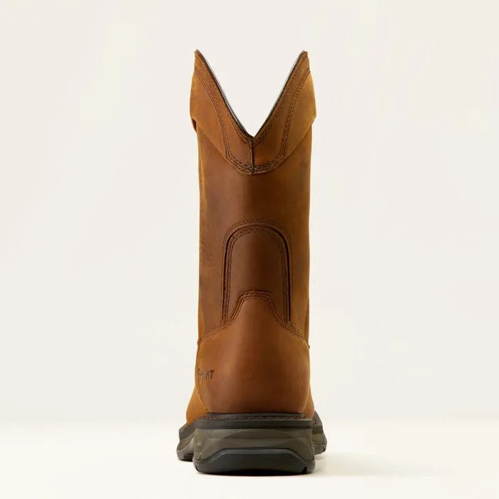 Men Work Boots Ariat WorkHog XT Wellington Waterproof Work Boot Distressed Brown