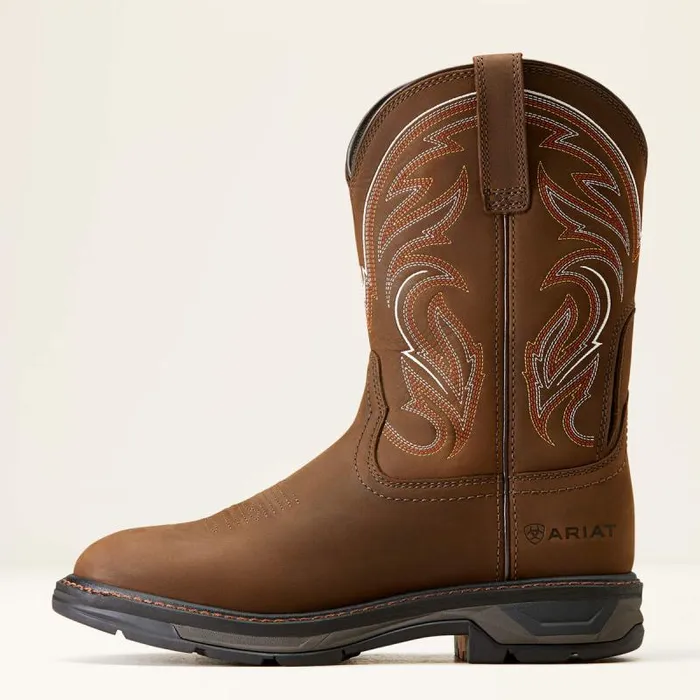 Men Work Boots Ariat WorkHog XT Work Boot Distressed Brown