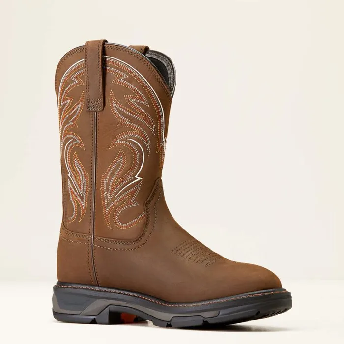 Men Work Boots Ariat WorkHog XT Work Boot Distressed Brown