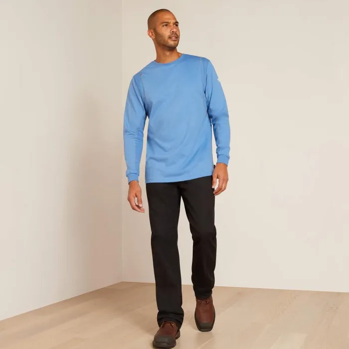 Men Workwear Ariat FR AC Crew TShirt Campanula Men Workwear Ariat FR AC Crew TShirt Campanula