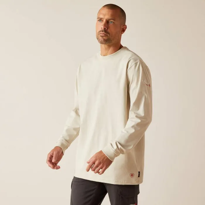 Men Workwear Ariat FR Chain Hook TShirt Silver Lining Men Workwear Ariat FR Chain Hook TShirt Silver Lining