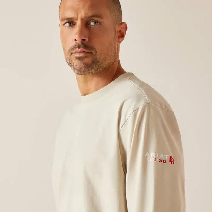 Men Workwear Ariat FR Chain Hook TShirt Silver Lining Men Workwear Ariat FR Chain Hook TShirt Silver Lining