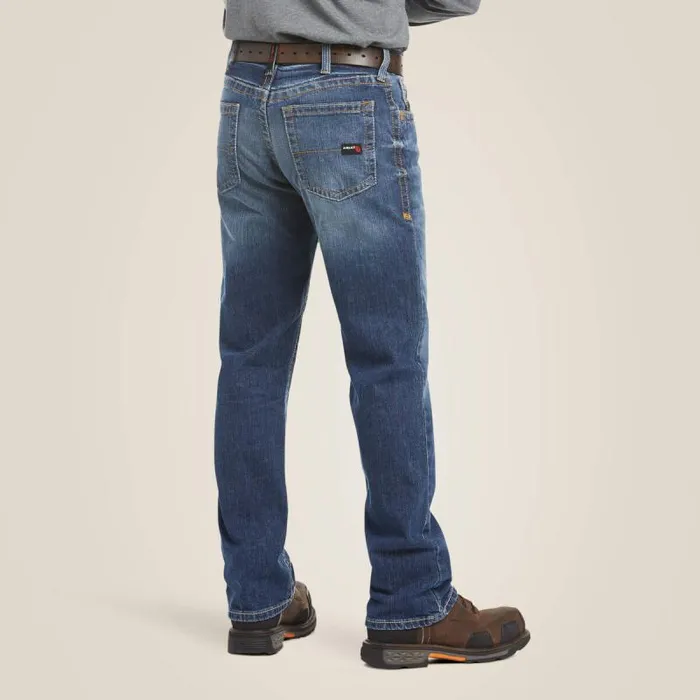 Men Workwear Ariat FR M4 Relaxed Basic Boot Cut Jean Alloy