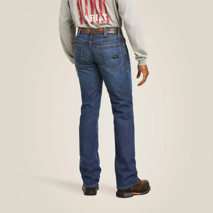 Men Workwear Ariat FR M4 Relaxed Basic Boot Cut Jean Flint Men Workwear Ariat FR M4 Relaxed Basic Boot Cut Jean Flint