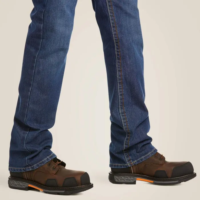 Men Workwear Ariat FR M4 Relaxed Basic Boot Cut Jean Flint Men Workwear Ariat FR M4 Relaxed Basic Boot Cut Jean Flint