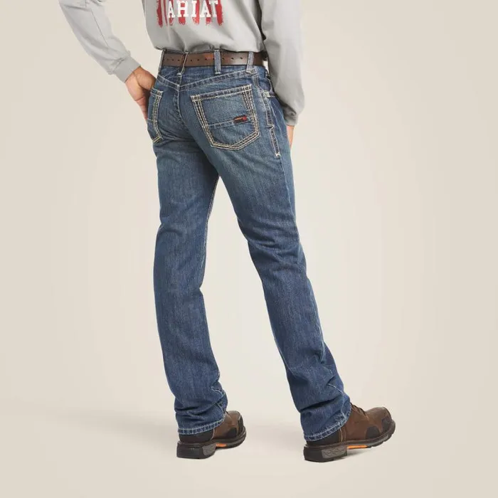 Men Workwear Ariat FR M4 Relaxed Boundary Boot Cut Jean Clay Men Workwear Ariat FR M4 Relaxed Boundary Boot Cut Jean Clay