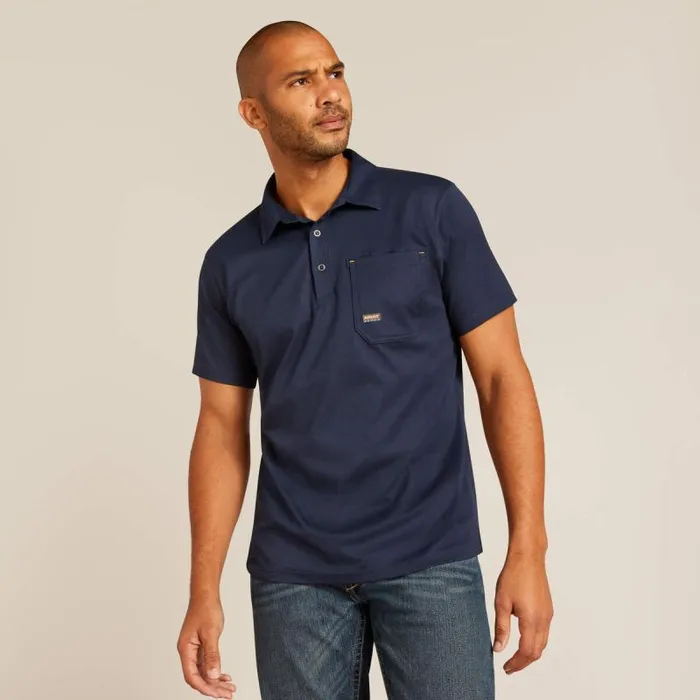 Men Workwear Ariat Rebar Foreman Navy