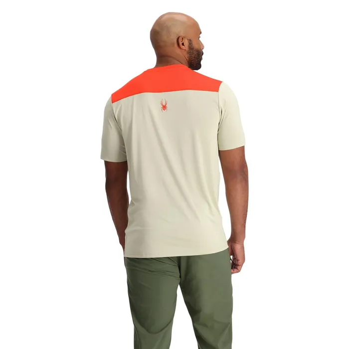 Mens Arc Short Sleeve Tech Tee 8211 Ash Spyder Performance