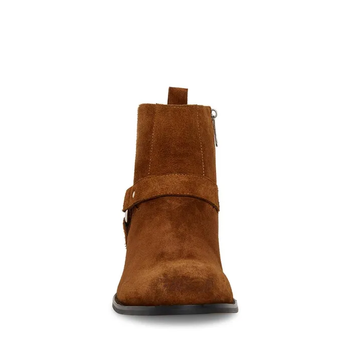 Mens Dash Cognac Suede Steve Madden Boots Mens Dash Cognac Suede Steve Madden Boots