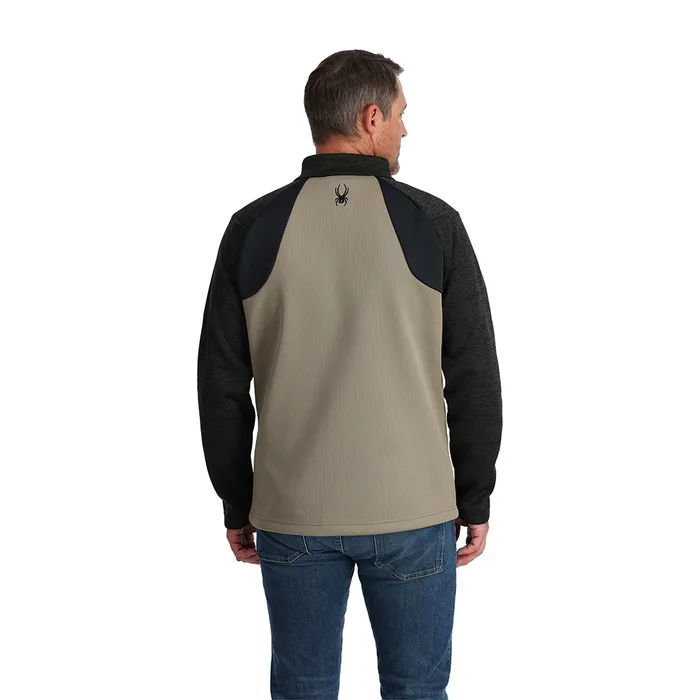 Mens Encore Full Zip 8211 Desert Taupe Spyder Fleece