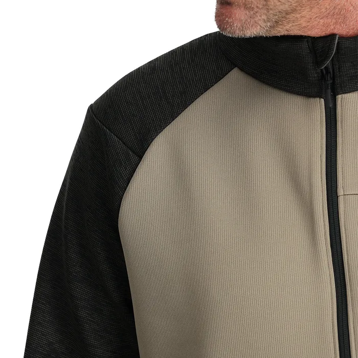 Mens Encore Full Zip 8211 Desert Taupe Spyder Fleece