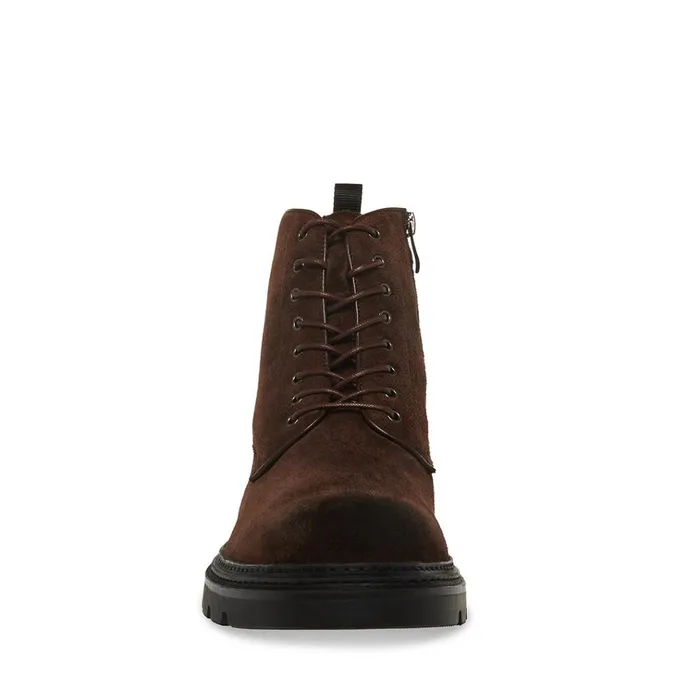 Mens Jessee Brown Suede Steve Madden Boots