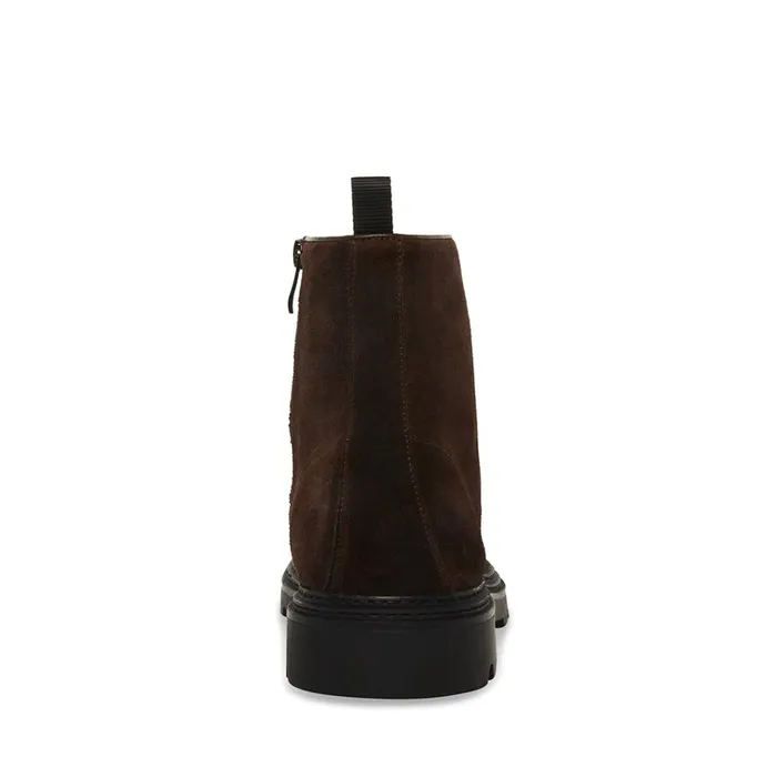 Mens Jessee Brown Suede Steve Madden Boots