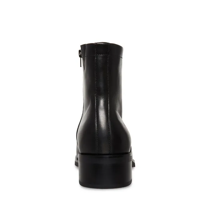 Mens Lionell Black Leather Steve Madden Boots Mens Lionell Black Leather Steve Madden Boots