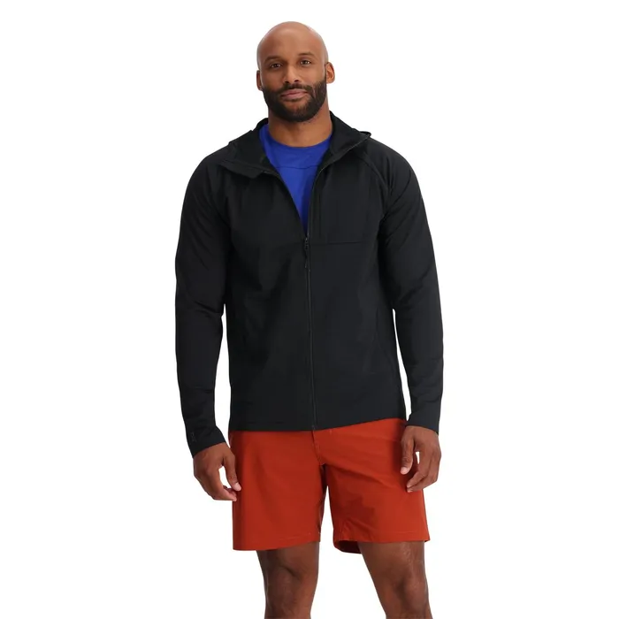 Mens Matrix Gridweb Hoodie 8211 Black Spyder Fleece
