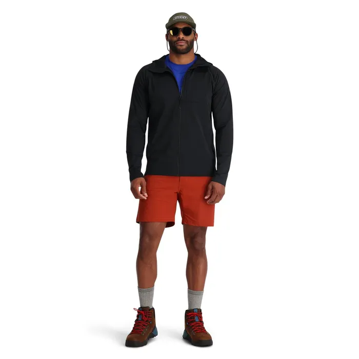 Mens Matrix Gridweb Hoodie 8211 Black Spyder Fleece