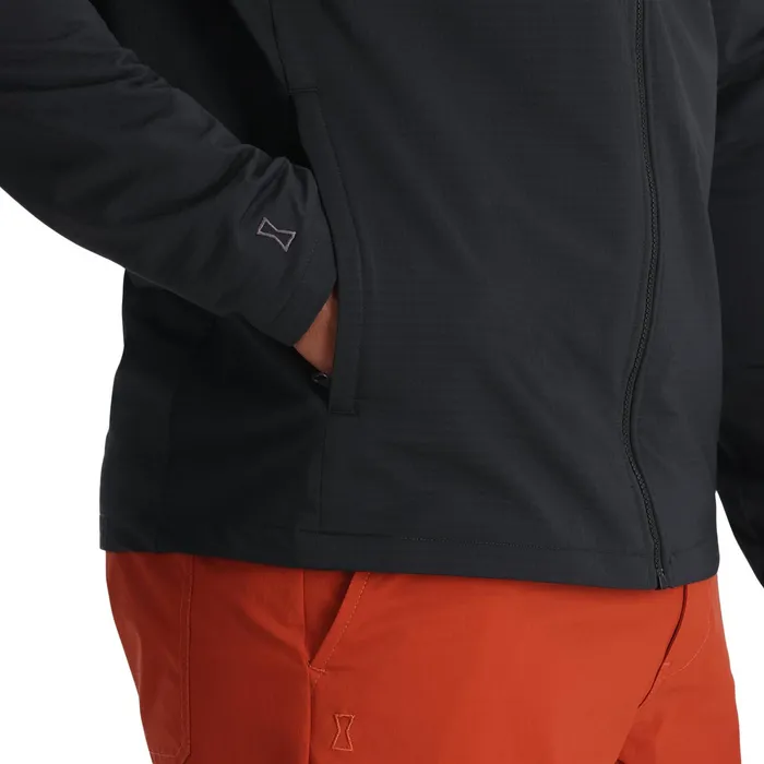 Mens Matrix Gridweb Hoodie 8211 Black Spyder Fleece