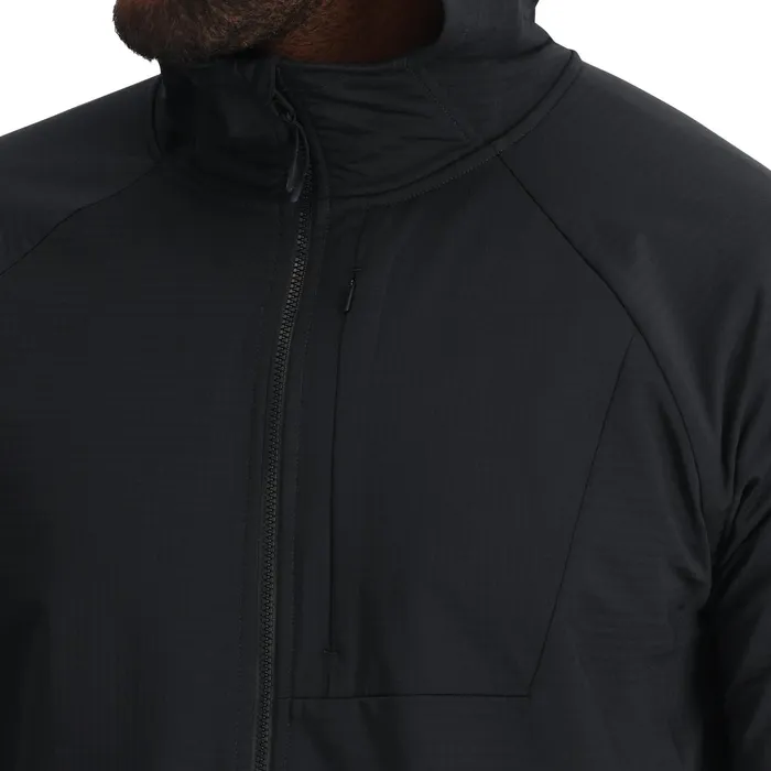 Mens Matrix Gridweb Hoodie 8211 Black Spyder Fleece