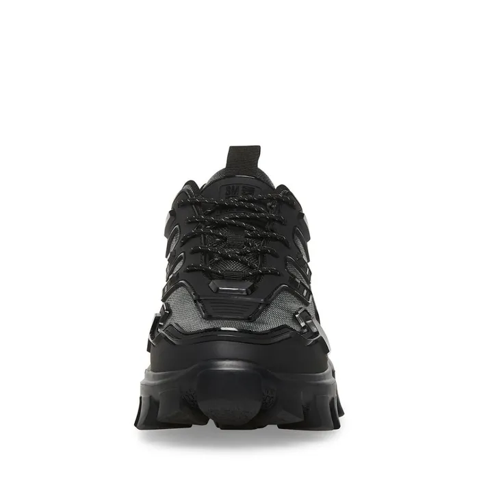 Mens Ponce BlackSilver Steve Madden Sneakers