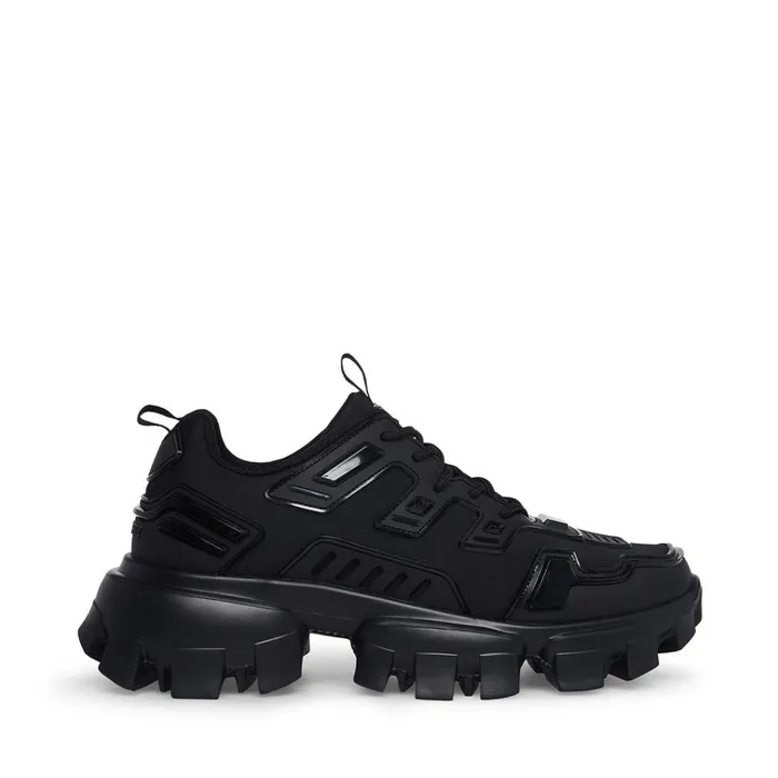 Mens Ponce Black Steve Madden Sneakers